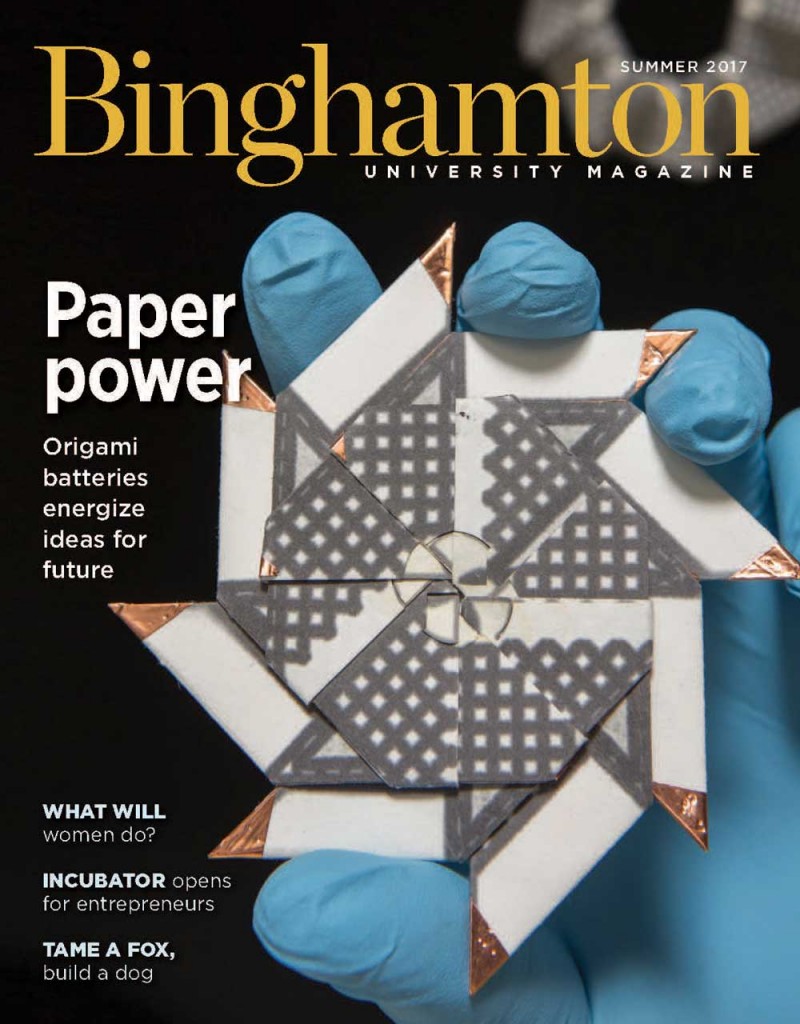 Cover image in Binghamton Magazine 2017